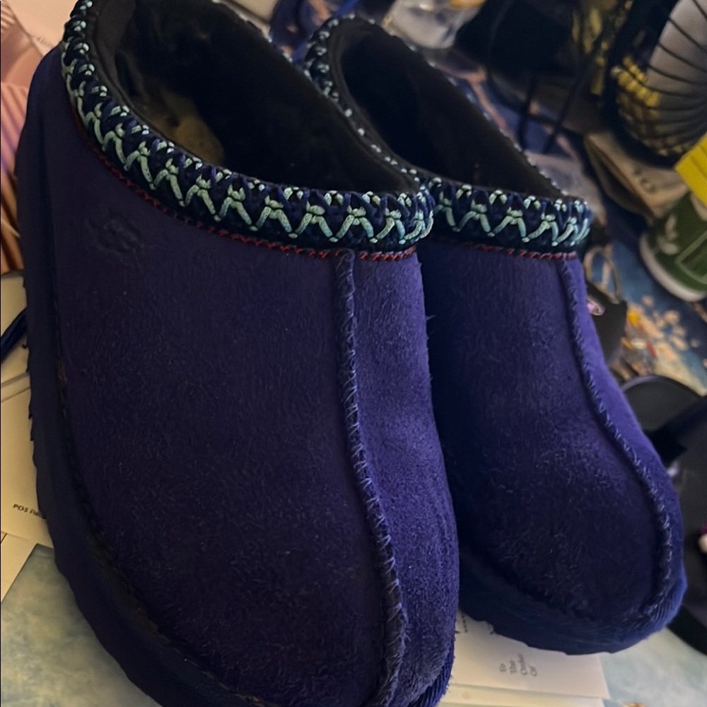 UGG Tasman Kids Shoes in Purple and Blue